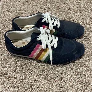 Boden rainbow stripe sneakers